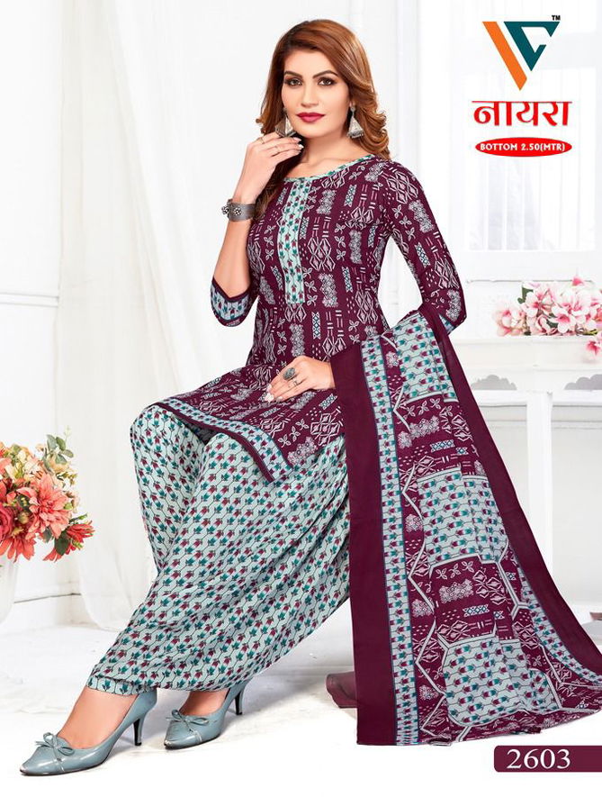 Nayra Vol 26 By Vandana C Printed Cotton Dress Material Wholesale Shop In Surat
